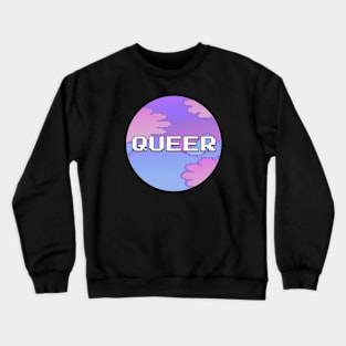 Queer - Lowfi Anime Aesthetic Crewneck Sweatshirt